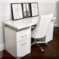 F36. Contemporary white desk. 